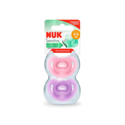 Chupete Silicona Nuk Sensitive 0 - 6 Meses 2 Uds.