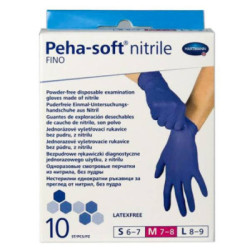 Guantes Desechables De Nitrilo Peha-Soft Nitrile T- Peq 10 U