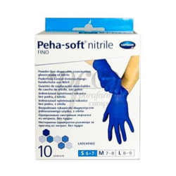 Guantes Peha-Soft Nitrilo Fino T/M 10Uds