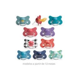 Suavinex Chupete Fusion Tetina Anatómica Látex +18M 2 Uds.