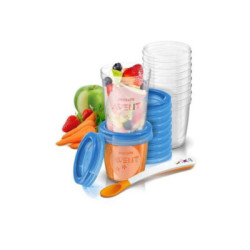 Recipientes Via Comida Bebe Philips Avent Set 20 Vasos