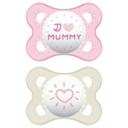 Mam Chupete Original Látex 0M+ Rosa 2 Uds.