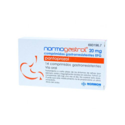Normogastrol efg 20 mg 14 comprimidos gastrorresistentes