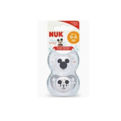 Chupete Nuk Disney Mickey Silicona Talla 1 N 1 Uds.